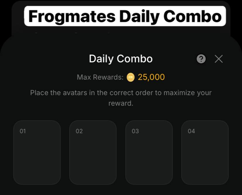 frogmates daily combo today