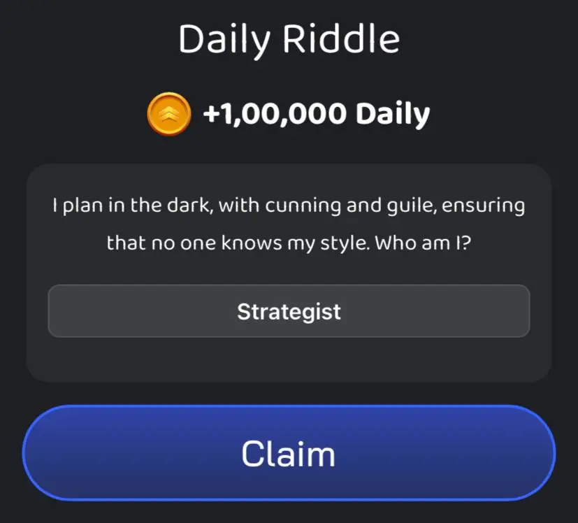 mafiadao daily riddle answer 18 september 2024